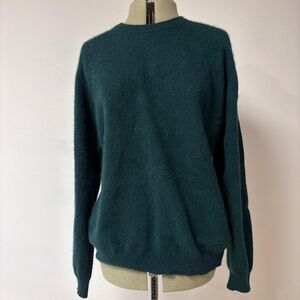 Erdos 100% Cashmere Sweater | Teal Green | Luxury Knit | size M/L
